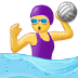 🤽‍♀️ woman playing water polo display on Samsung